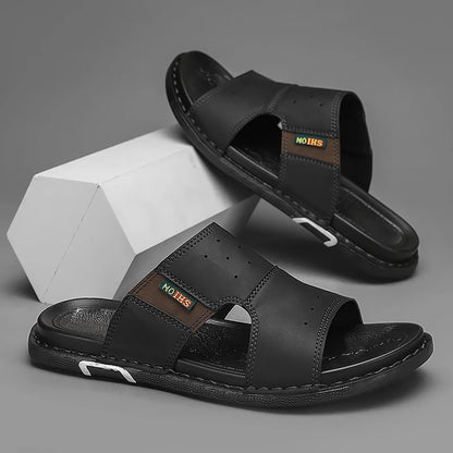 Sandales Homme – Design Croisé Confortable Et Antidérapant