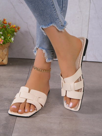 Sandales Femme – Plates Croisées Style Décontracté