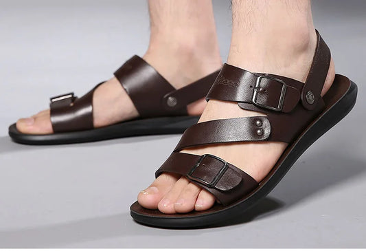 Sandales Homme – Brides Multiples Avec Boucles Ajustables