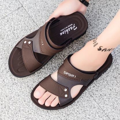 Sandales Homme – Bride Large Sport Et Finition Rivetée