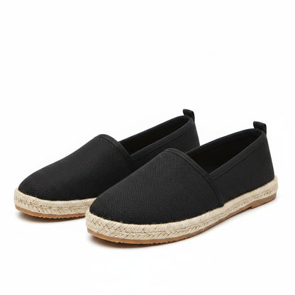 Espadrilles Femme Toile – Bicolore Slip-On Confort