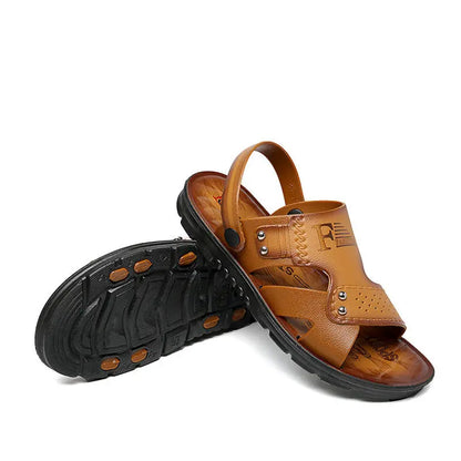 Sandales Homme – Bride Arrière Amovible Et Design Riveté