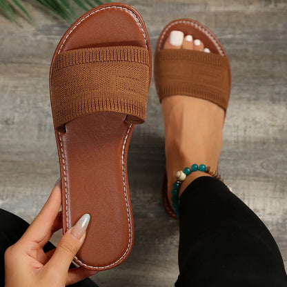 Sandales Femme – Style Décontracté À Enfiler