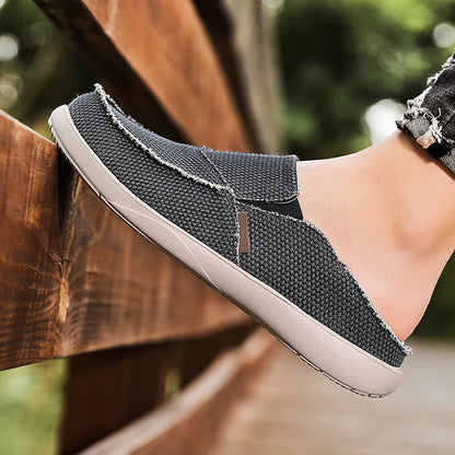 Espadrilles Homme Toile – Design Tressé Décontracté Slip-On