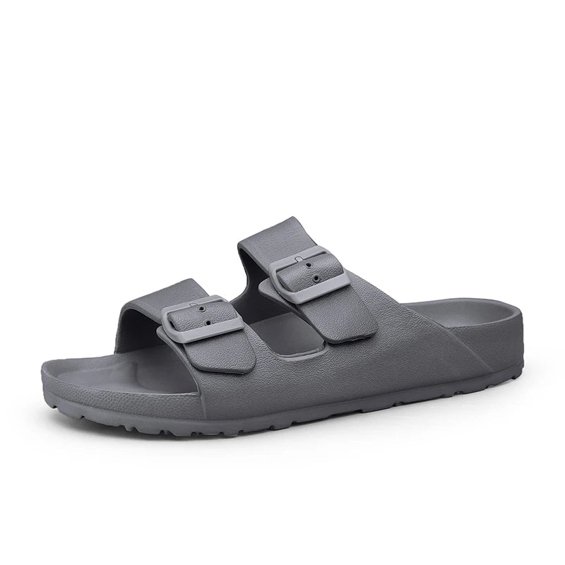 Sandales Homme – Double Boucle Réglable Et Semelle Antidérapante