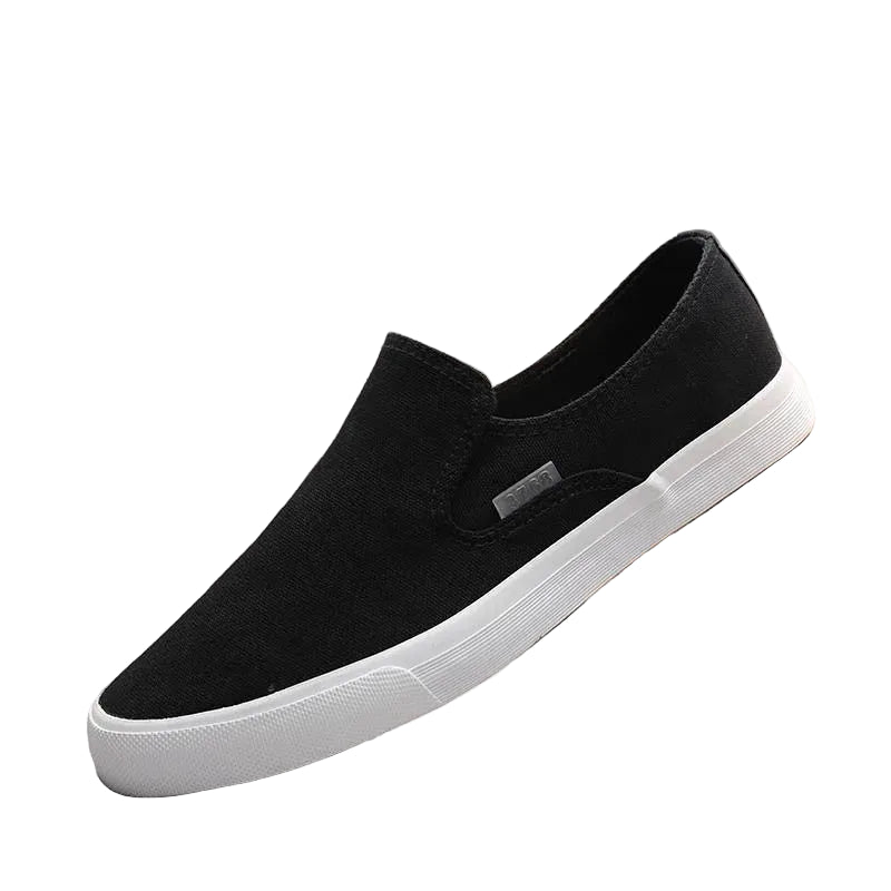 Espadrilles Homme Toile – Slip-On Uni Semelle Tressée
