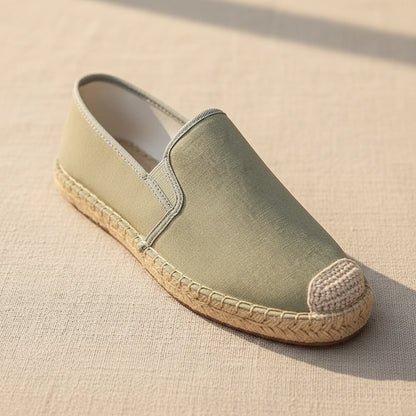 Espadrilles Homme Toile – Slip-On Bout Rond Style Pêcheur