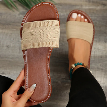Sandales Femme – Style Décontracté À Enfiler