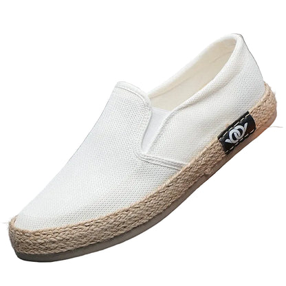 Espadrilles Homme Toile – Texture Tressée Slip-On