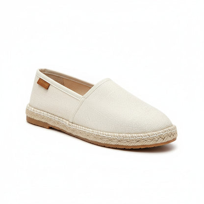 Espadrilles Femme Toile – Rayures et Semelle Tressée